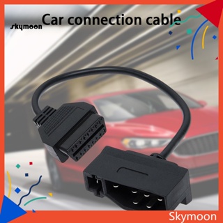 Skym* อะแดปเตอร์สายเคเบิ้ลเชื่อมต่อ OBD1 เป็น OBD2 ทนทาน สําหรับ Ford