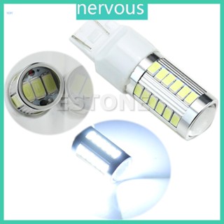 Nerv DC12V 7443 5630 SMD 33 LED หลอดไฟ CanBus ไฟเลี้ยวย้อนกลับ