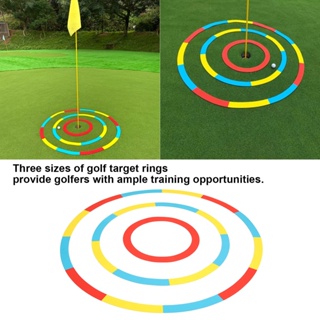 Sporting Fitness 3pcs Golf Target Circle Green Putting Pitching Indicator Training Aid