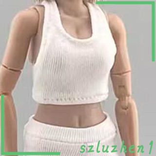 [Szluzhen1] เสื้อกั๊ก และกางเกง สเกล 1/12 2 ชิ้น สําหรับฟิกเกอร์ 6 นิ้ว