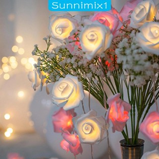 [Sunnimix1] ไฟดอกกุหลาบโฟม LED 50 ดวง สําหรับวันเกิด ในร่ม กลางแจ้ง