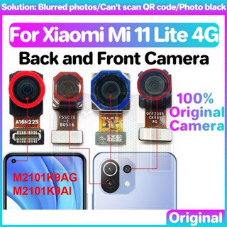 กล้องหน้าหลัง Xiaomi Mi 11 Lite 4G Ultra Wide Back Macro Depth Facing Main Telephoto selfie lifting Camera kamera belakang flex cable โมดูลริบบิ้น สําหรับกล้อง