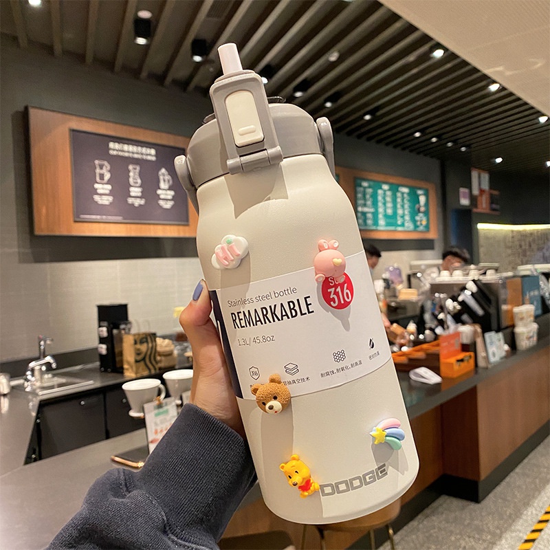 แก้วน้ำ DODGEและCille ขวดน้ำสแตนเลส316 กระบอกน้ำเก็บความเย็น กระติกน้ำเก็บอุณหภูมิ กระติกน้ำเก็บความ