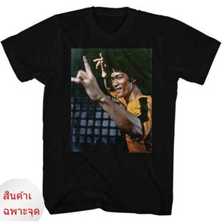 เสื้อยืดแขนสั้นเสื้อยืดทุกวันdailyเสื้อยืด ผ้าฝ้าย พิมพ์ลาย Bruce Lee Getting สําหรับผู้ชาย df31ew6W73274Sto5XLS-5XL