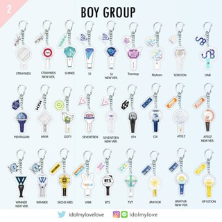 ปลอกหุ้มกุญแจ BIGBANG : Keychain + PIN Lightstick