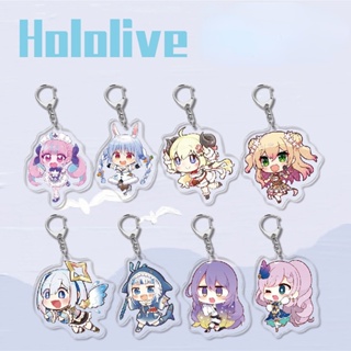 Hololive พวงกุญแจ จี้อะคริลิค รูปอนิเมะ Shirakami Fubuki Natsuiro Matsuri ขนาดเล็ก