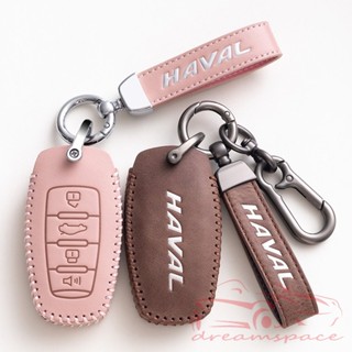 เคสกุญแจรถยนต์หนังแท้ เชือกคล้องมือ พวงกุญแจโลหะบูติก สําหรับ Haval