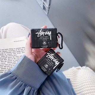 STUSSY เคสหูฟังซิลิโคน แบบนิ่ม กันกระแทก สําหรับ Airpods Pro 1 2 3 Generation Pro