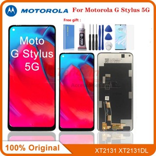 หน้าจอสัมผัสดิจิทัล LCD 6.8 นิ้ว สําหรับ Motorola Moto G Stylus 5G LCD XT2131 XT2131DL XT2131-1 Moto G Stylus 5G