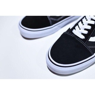 VANS"OID"SKOOI"VNOOOD"3HY28-Black"white รองเท้าผ้าใบสีดำขีดขาวใบเซ่อ