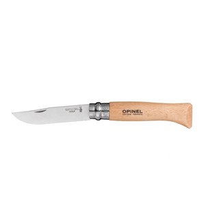 มีดเดินป่า Opinel NO. 8 Stainless Steel with Sheath set มีด พร้อมซองหนัง