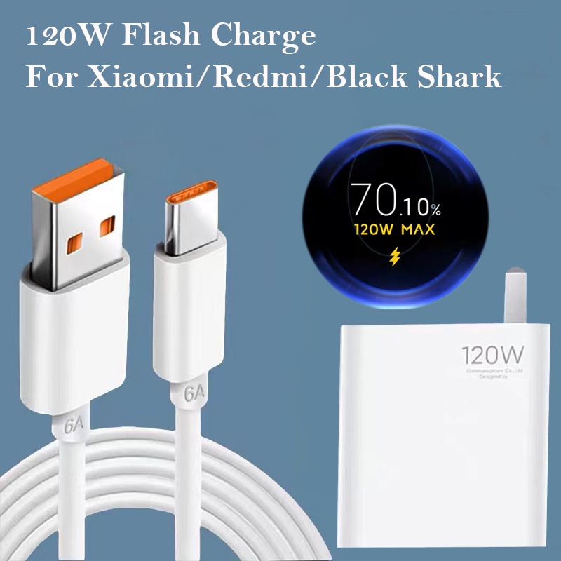 120W 100W 66W USB 6A Type-c Super Fast Charger Data สายชาร์จ