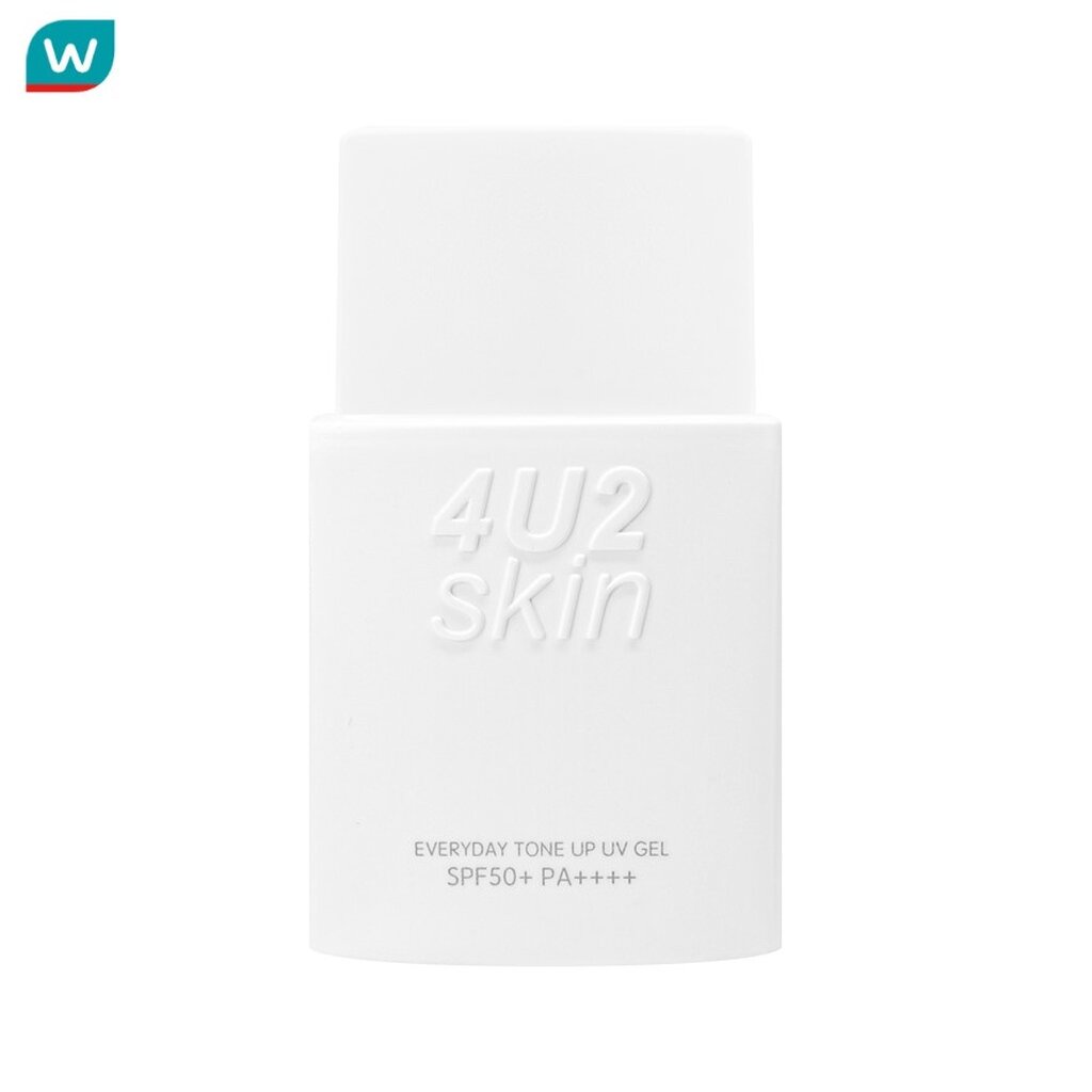 4U2 ฟอร์ยูทู สกิน เอฟวรี่เดย์ โทน อัพ ยูวี เจล SPF50+ PA++++ 30ก. 01 ซุปเปอร์ เคลียร์