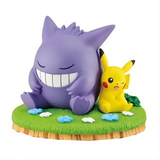 Bandai ของแท้ BANPRESTO ฟิกเกอร์ การ์ตูนโปเกม่อน Gengar Pikachu ของเล่น ของสะสม สําหรับเด็กผู้ชาย เด็กผู้หญิง ของขวัญ