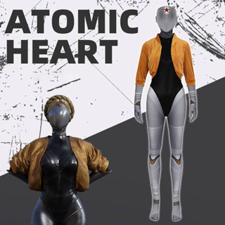 [Wetrose] ชุดบอดี้สูท จั๊มสูท คอสเพลย์ เกม Pre-Order Atomic Heart Twinnes Twins Left and Right พร้อมวิกผม สําหรับผู้หญิง