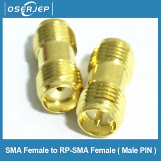 SMA Female to RP-SMA Female ( Male PIN ) RF อะแดปเตอร์เชื่อมต่อ 20 ชิ้น