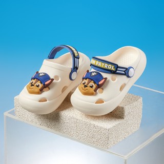 Cheerful Mario Treasure Crocs รองเท้าแตะ กันลื่น เหมาะกับฤดูร้อน สําหรับเด็กผู้ชาย