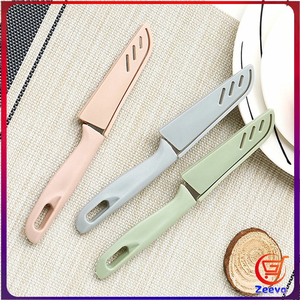 Zeeva มีด มีดปอกผลไม้ มีดเล็ก มีสแตนเลส มีดหั่น มีดทำครัว มีดพกพา มีดหลากสี Fruit Knife