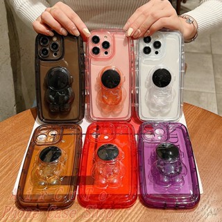 เคส Redmi Note 9 9S 8 Pro Xiaomi MI POCO X5 X3 NFC M5S M3 Note9 Note9S Note8 POCOX5 POCOX3 POCOM5s POCOM3 Transparent Air Bag Anti-fall Astronaut Holder Soft Case