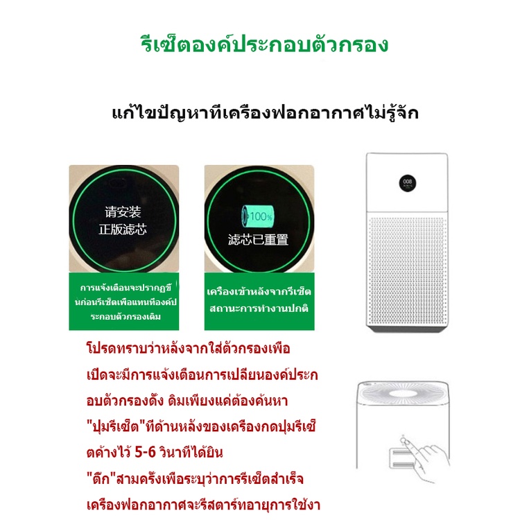ราคาโปร  (มี RFID)  Xiaomi Mi Air Purifier Filter ไส้กรองอากาศ xiaomi รุ่น 2S , 2C , 2H , Pro , 3C , 3H , 4lite， 4 Pro - รูปที่ 7
