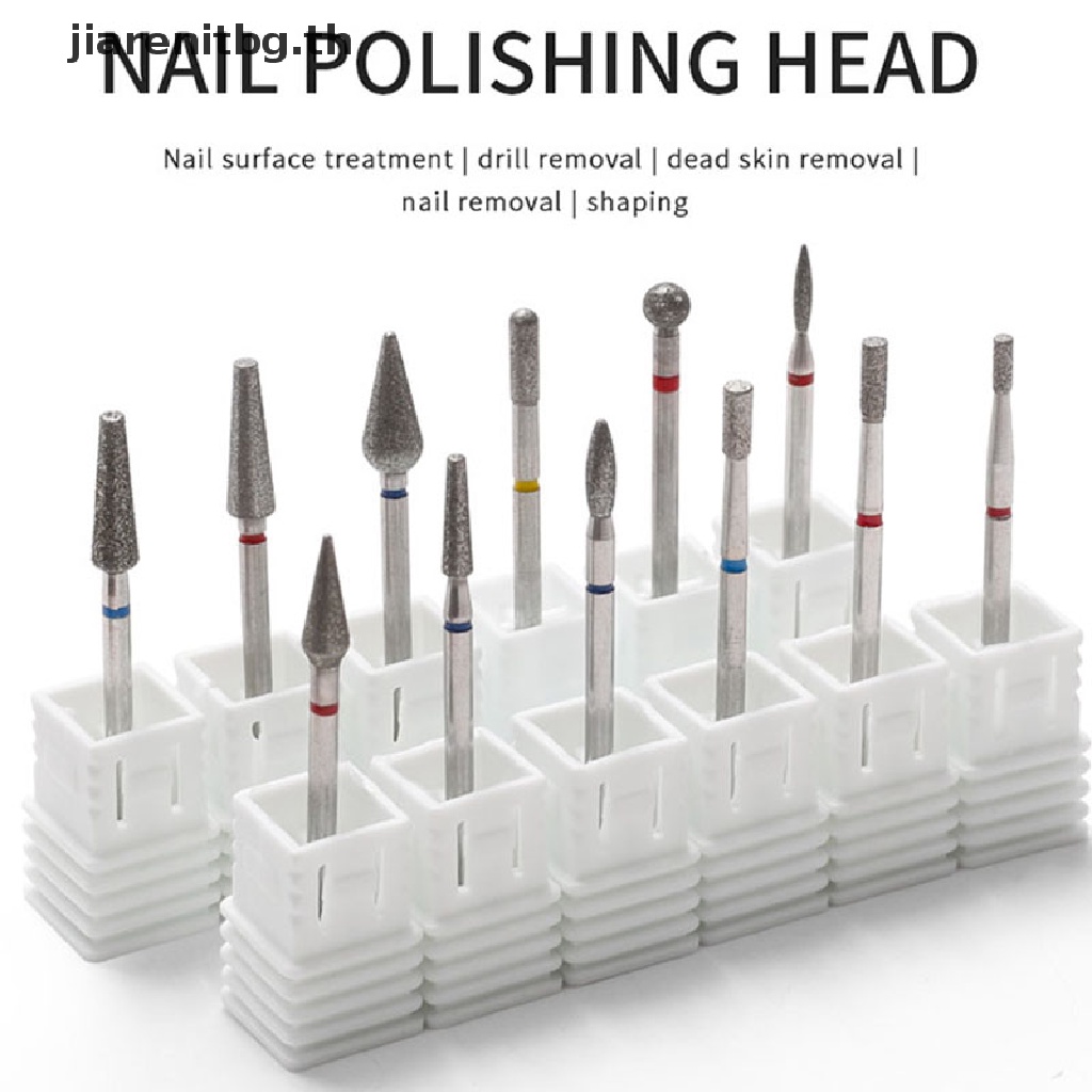 RENBG เจาะเล็บ Bits Cuticle ทําความสะอาดเล็บ Pedicure Remover เครื่องมือ TH