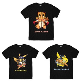 [🇸🇬🚚 3-5 DAYS] Pokemon Anime Series Demon Slayer Naruto T-Shirt Shirt Japanese Unisex d Pokemon tshirt Singapore