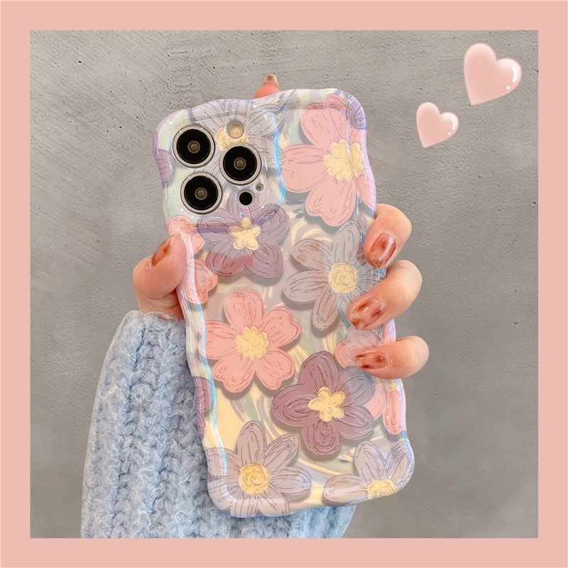 เคสโทรศัพท์มือถือ ซิลิโคนนิ่ม กันกระแทก ลายดอกไม้ แต่งกลิตเตอร์ หรูหรา สําหรับ iPhone 14 Pro Max 13 12 11 14 Plus