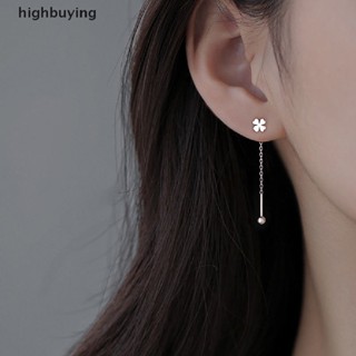 [highbuying] เครื่องประดับ ต่างหูระย้า ห้อยพู่โซ่ยาว แบบบาง ขนาดเล็ก สไตล์เรียบง่าย สําหรับผู้หญิง พร้อมส่ง