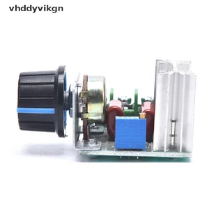 VHDD Dimmer 220V 2000W ตัวควบคุมความเร็ว Dimmer เครื่องปรับแรงดันไฟฟ้าอิเล็กทรอนิกส์ TH