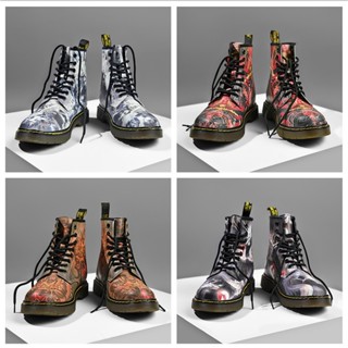 พร้อมส่ง DR.MARTENS รองเท้าบูทมาร์ติน หนังวัวแท้ กันลื่น สไตล์นักธุรกิจ สําหรับผู้ชาย