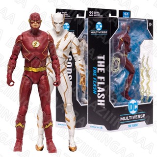 【พร้อมส่ง】McFarlane ของเล่น The Flash &amp;amp; Godspeed ( Multiverse ) โมเดลตุ๊กตาฟิกเกอร์ 18 ซม. (2) DC PFYZ