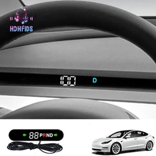 เครื่องวัดความเร็วดิจิทัล HUD Head-Up Display สําหรับ Tesla Model 3 Model Y