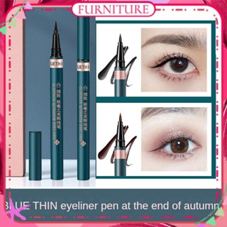 ♕Bluethin 5สี Matte Liquid Eyeliner ดินสอ Ultra-Fine Quick Drying กันน้ำติดทนนานไม่ซีดจางสีดำ Hard Head Stage Eye แต่งหน้าเฟอร์นิเจอร์