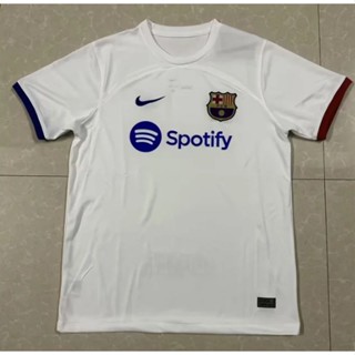 Fans * 2324 ใหม่ Barcelona Away Lewanda เสื้อเชิ้ตลําลอง คุณภาพสูง สําหรับเล่นกีฬา ฟุตบอล ไซซ์ S-4XL