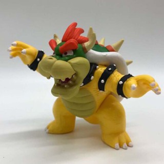 New Super Mario Bros. Collectible Toy Bowser Koopa Plastic PVC Figure Doll 4"