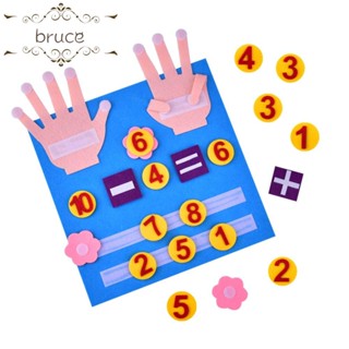 Bruce บอร์ดคณิตศาสตร์ ของเล่นเสริมการเรียนรู้เด็กวัยหัดเดิน DIY