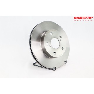 RUNSTOP brake disc จานเบรค เบรก หน้า เรียบ ขนาดเดิม 275 TOYOTA  รุ่น VIGO 2008 SMART CAB REVO 4x2 5 holes เบรก disc