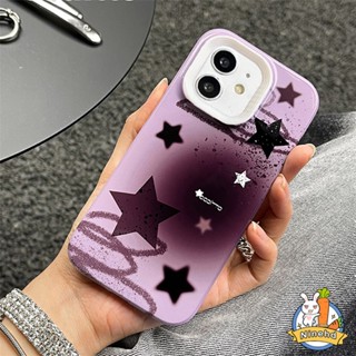 เคสโทรศัพท์มือถือ กันกระแทก ลายองุ่น ดาวสีม่วง 3 In 1 สําหรับ OPPO A17 A17K A57 A77 A77s A16K A16 A15 A15s A3s A5s A78 A76 A96 A74 A54 A95 A94 A93 A92 A52 A5 A9 F11 Reno 8Z 7Z 5 เคส