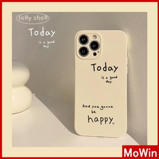 Mowin - เข้ากันได้สำหรับ เคสไอโฟน เคสไอโฟน11 เคส iphone 11 สำหรับ iPhone 14 Pro Max เคส iPhone สีชมพูเคลือบเงา TPU เคสอ่อนกันกระแทกฝาครอบกล้องป้องกันตัวอักษรเรียบง่ายเข้ากันได้กับ iPhone 13 Pro max 12 Pro Max 11 xr xs max 7Plus 8Plus