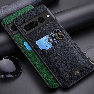 เคสโทรศัพท์มือถือหนัง PU ฝาพับ พร้อมช่องใส่บัตร หรูหรา สําหรับ Google Pixel 7 6 Pro 7A 6A funda Google Pixel 7 Pro