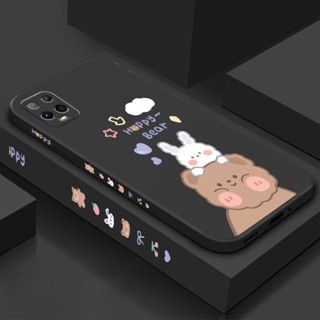 เคสซิลิโคนนิ่ม ลายการ์ตูนหมี สําหรับ Xiaomi POCO X3 NFC M4 Mi 12 12X 11 11T 10 PRO ULTRA LITE Mi 9 Redmi NOTE 10 9 8 8A PRO 9A 9C NFC 9T