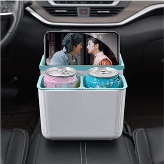 HappyThai  กล่องวางแก้วน้ำ กล่องใส่ของอเนกประสงค์ อุปกรณภายในรถยนต์