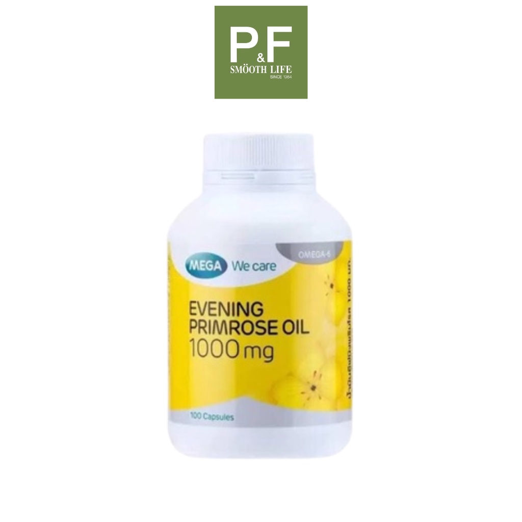 Mega Evening Primrose Oil 1000 mg. 30's เมก้า พริมโรส ขนาด 30 เม็ด