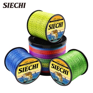 Tali pancing SIECHI สายเบ็ดตกปลา PE แบบถัก 300 ม. 500 ม. 1000 ม. 8 เส้น 20 30 40 50 60 60 88 ปอนด์