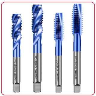 ดอกต๊าปเกลียว โคบอลต์นาโน สีฟ้า HSS-Co M35 M3 M4 M5 M6 M8 M10 M12 M14 M16 สําหรับสเตนเลส 1 ชิ้น
