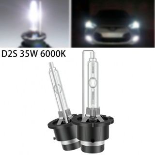 หลอดไฟหน้า HID IP68 LED สีขาว สําหรับยานพาหนะ จํานวน 2 ชิ้น ต่อชุด