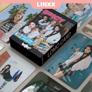 Linxx โปสการ์ดอัลบั้ม AESPA Spicy Album Lomo Card Kpop 55 ชิ้น