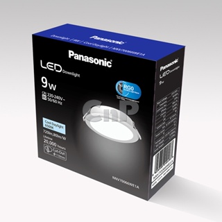 ไฟตกแต่ง Panasonic โคมไฟดาวน์ไลท์ ฝังฝ้า 129 mm Panel LED 9W พานาโซนิค รุ่น DN-2G