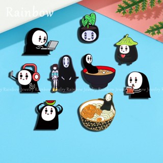 【Rainbow】เข็มกลัด โลหะผสม ลายการ์ตูนแอนิเมชั่นญี่ปุ่น ไร้หน้า เครื่องประดับ สําหรับเสื้อผ้า ขายส่ง