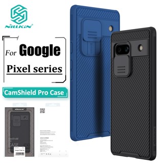 Nillkin CamShield Pro เคสโทรศัพท์ TPU PC กันกระแทก ป้องกันกล้อง หรูหรา สําหรับ Google Pixel 7A Pixel 7 Pro Pixel 6A